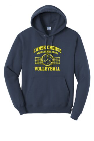 Navy & Gold Volleyball Hoodie